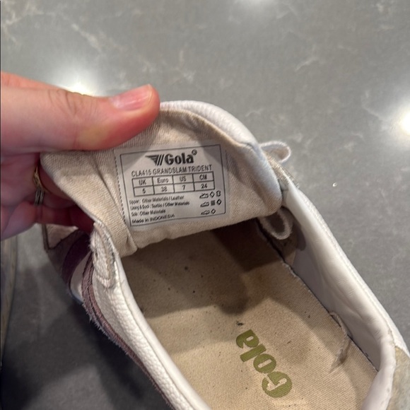 Gola White and Gray Athletic Shoes - Picture 7 of 8